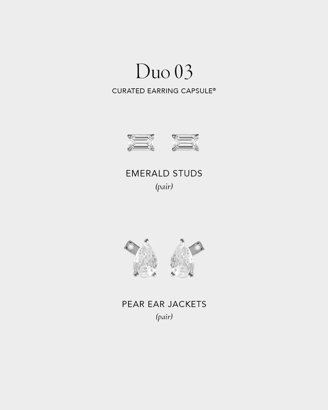 Curated Earring Capsule Duo - Silver