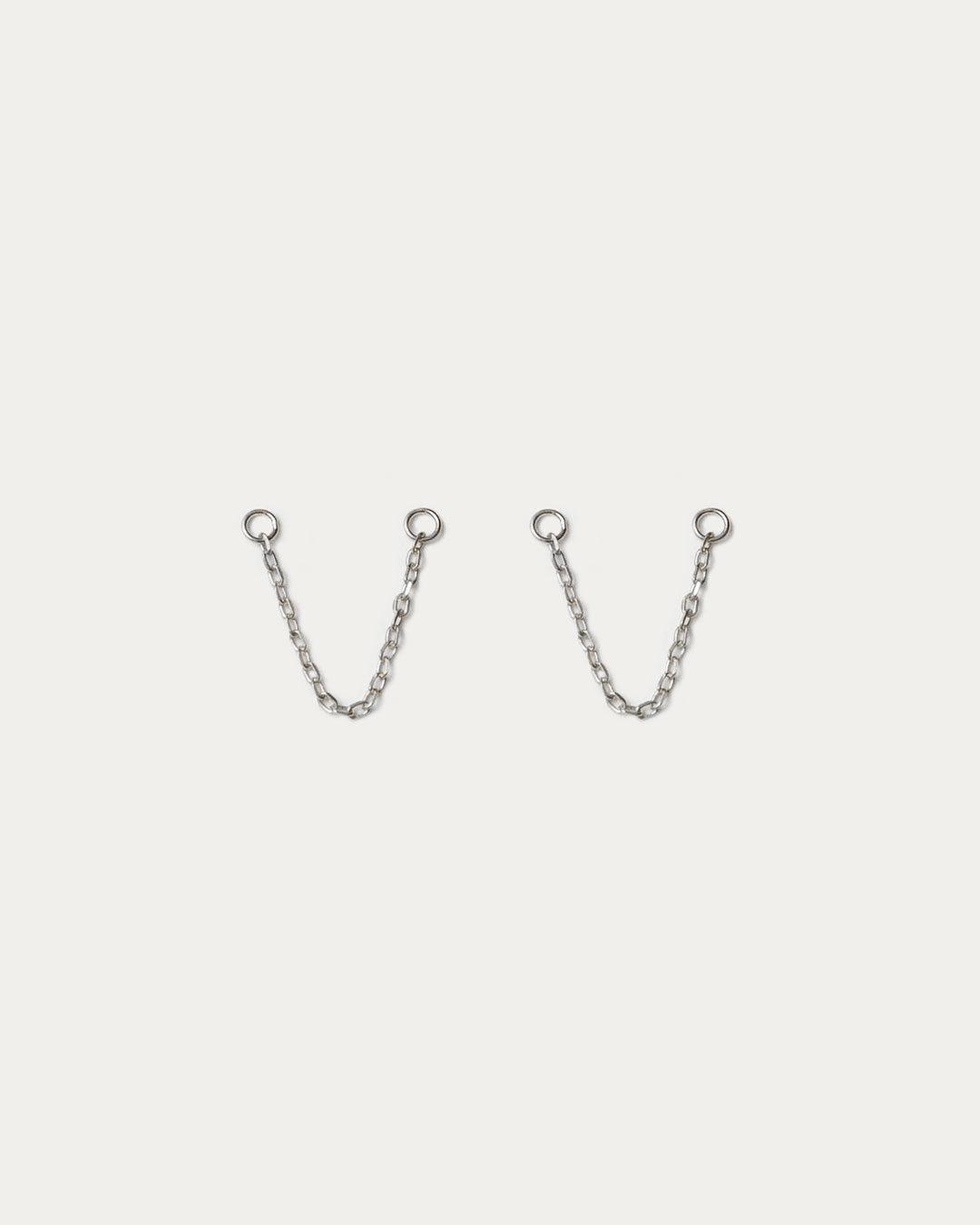 Chain Ear Jackets (Small) - Silver