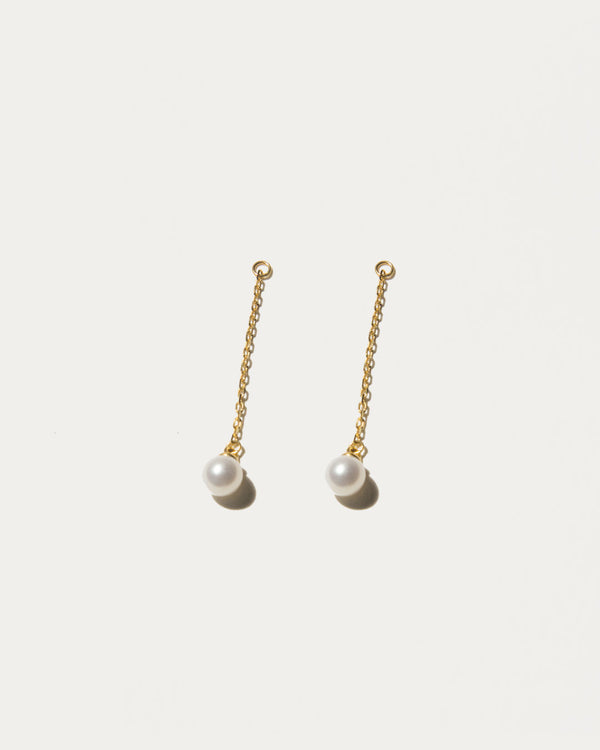 Pearl Chain Ear Jackets - Jewels & Aces