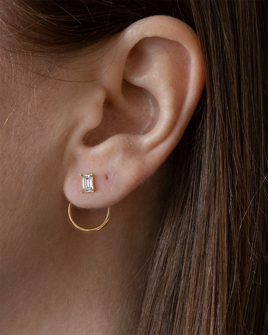 Circle Hoop Ear Jackets