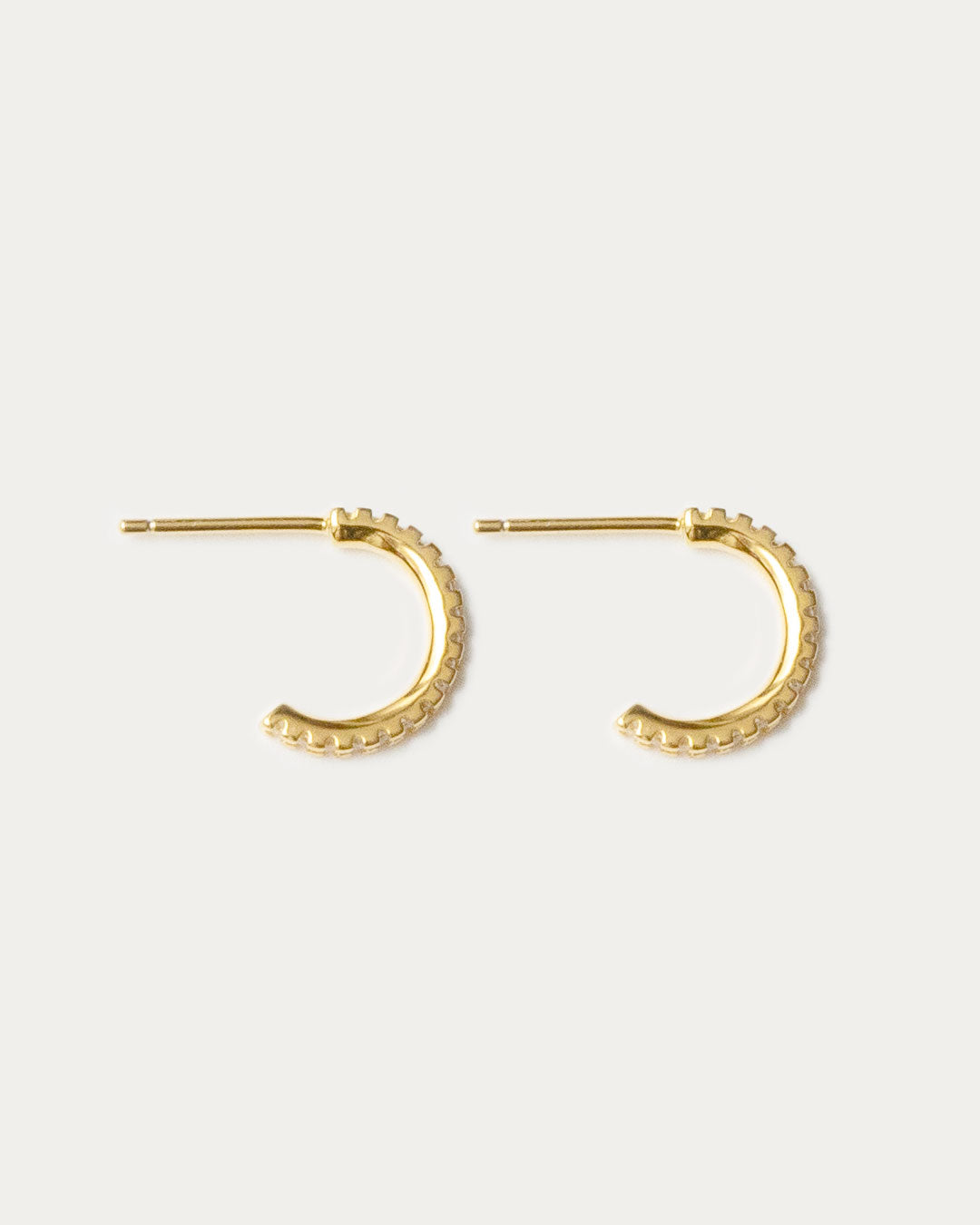 Pavé Huggie Studs