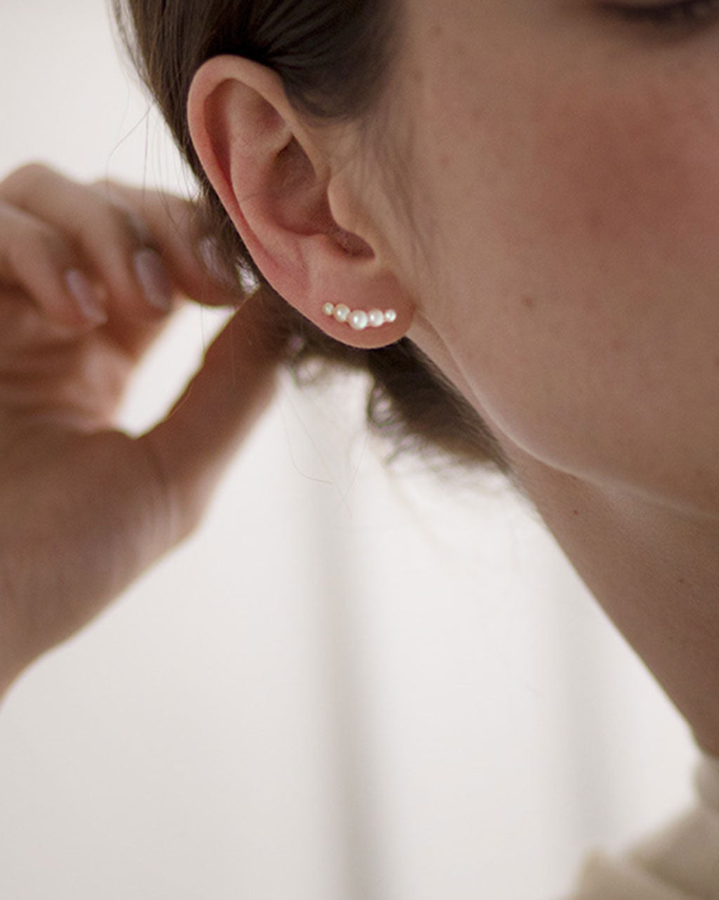 Petite Pearl Studs