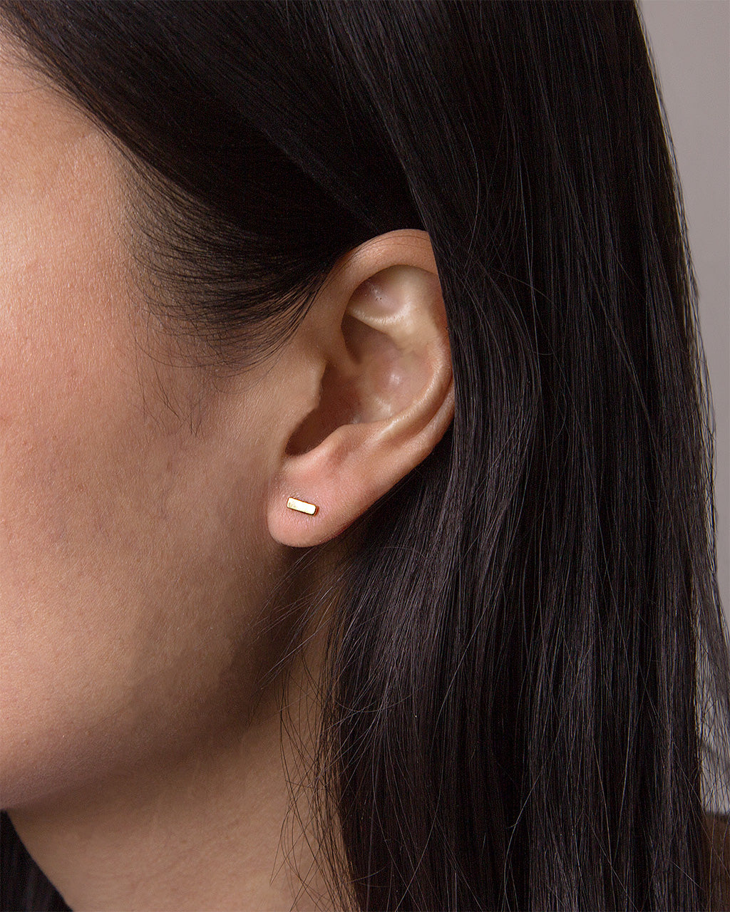 Stripe Stud Earrings