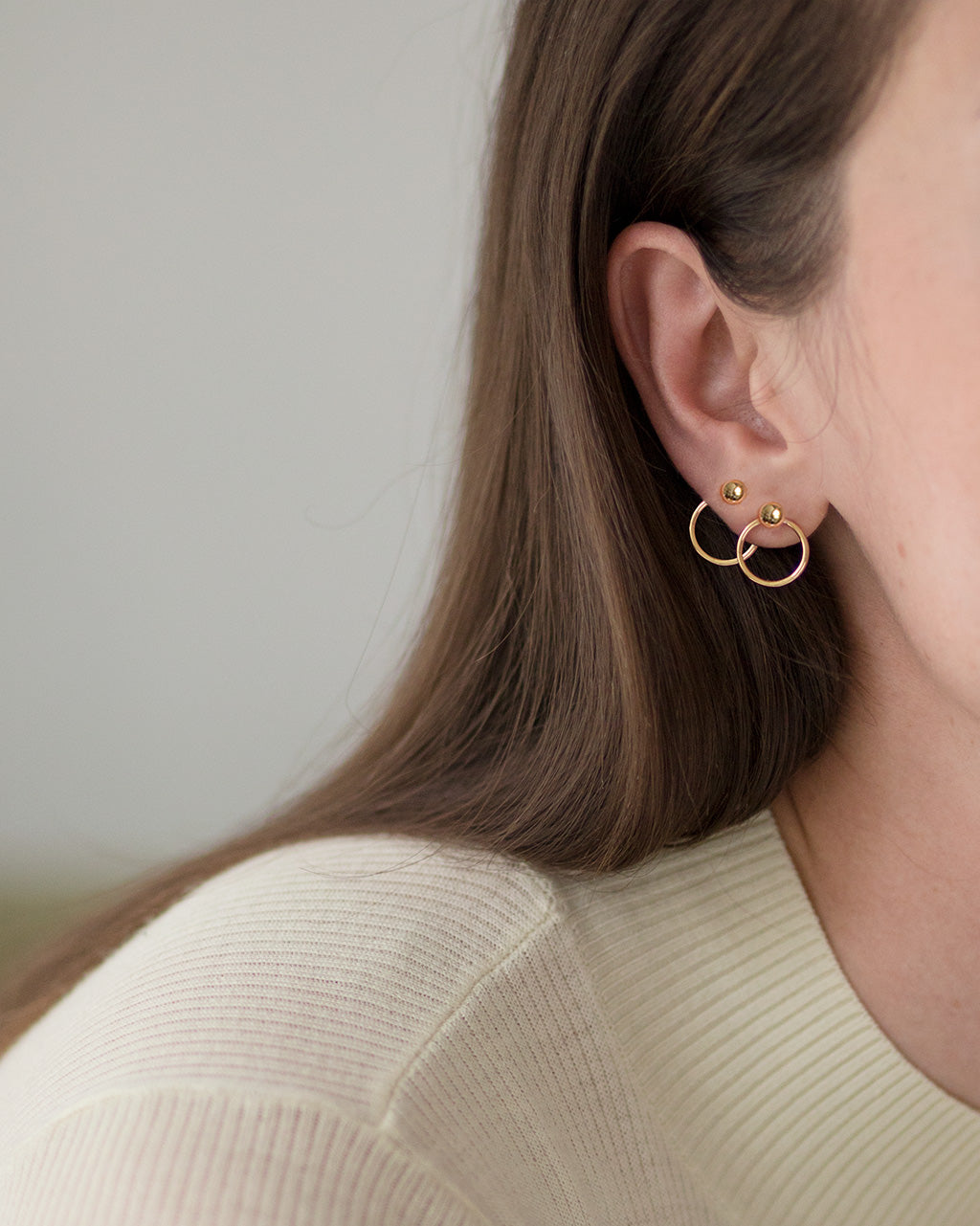 Ball Stud Earrings