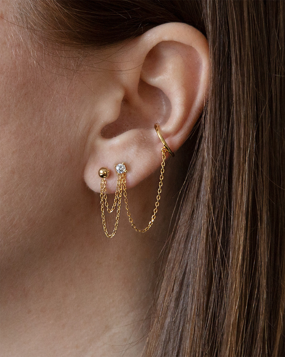 Chain Ear Jackets (Medium)