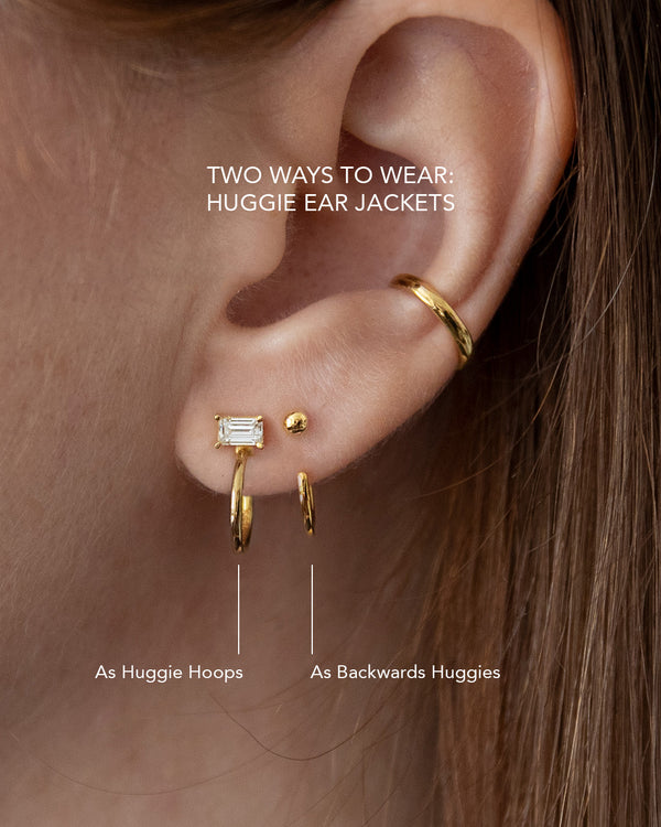 Earring jackets hoops sale
