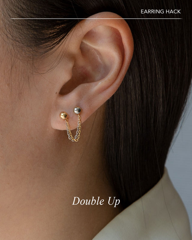 Chain Cuff Ear Jacket - Silver - Jewels & Aces