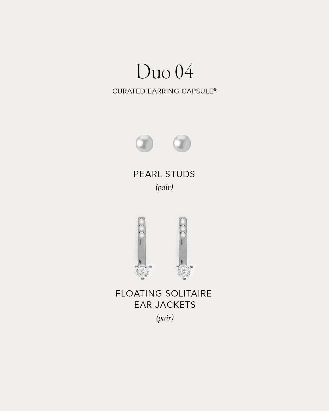 Curated Earring Capsule Duo - Silver