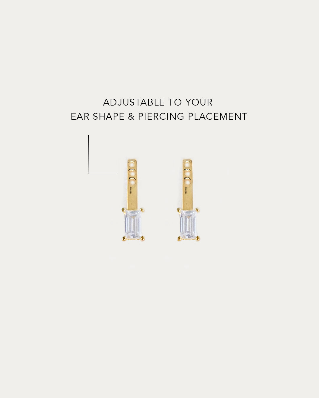 Floating Emerald Ear Jackets