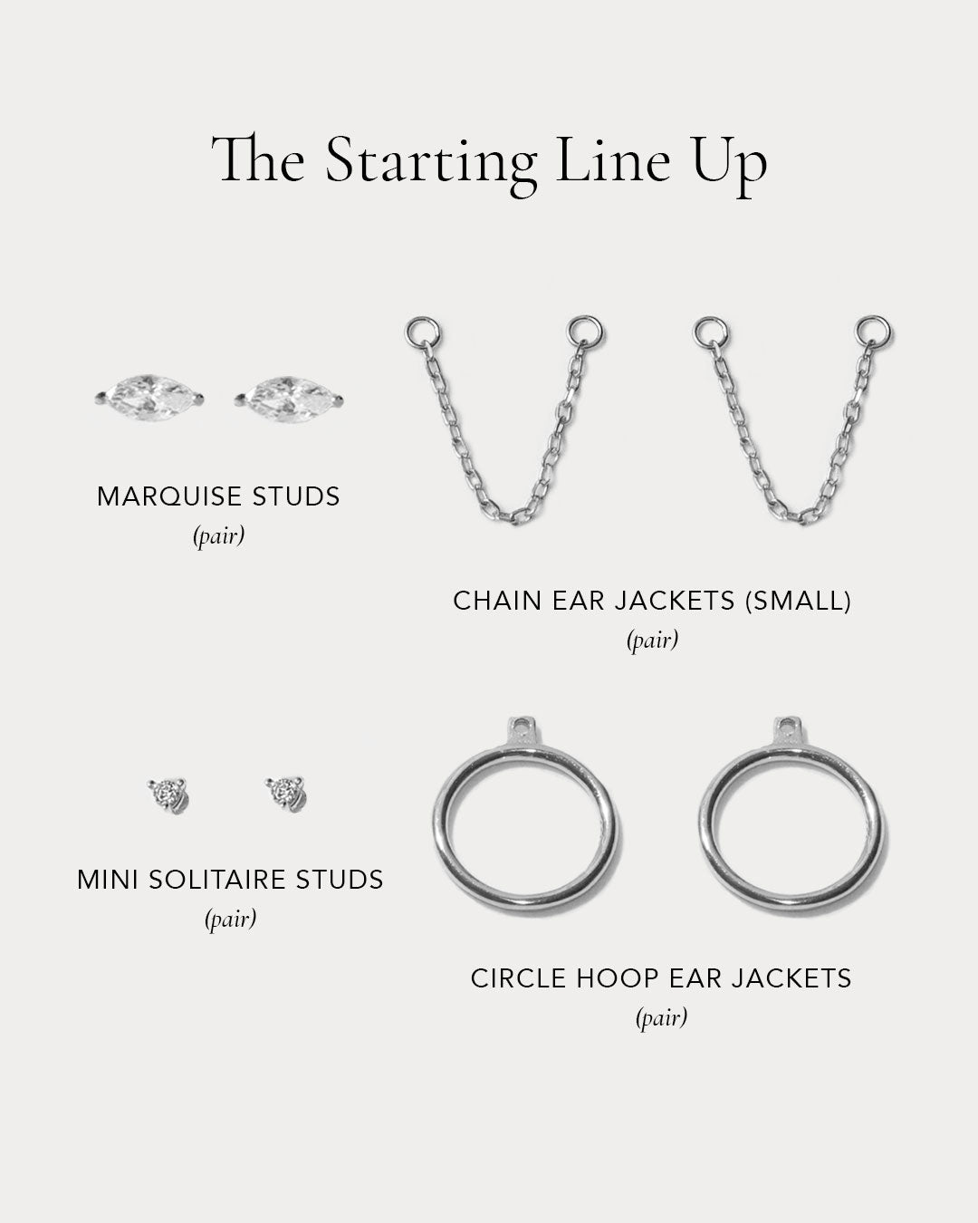 The Starting Line Up in Silver