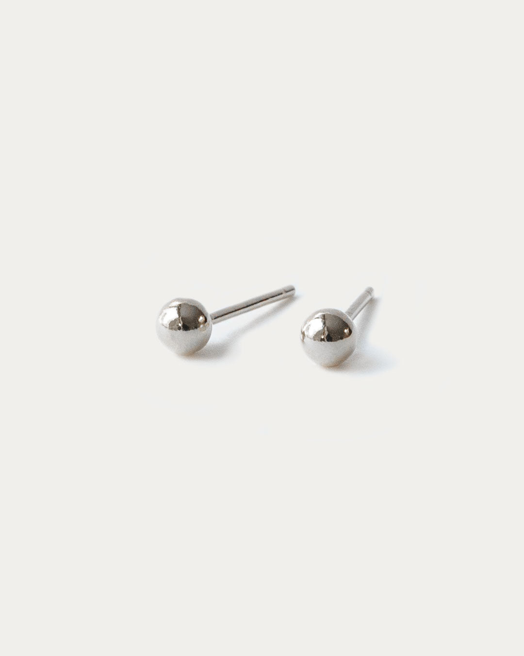 Ball Stud Earrings - Silver - Jewels & Aces